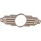 Ekena Millwork Elizabeth Wood Fretwork Pierced Ceiling Medallion, Hickory, 16"W x 8"H x 4 3/8"IW x 7 5/8"IH x 3/8"T CMWP16X08X0375EBHI - alternate 5